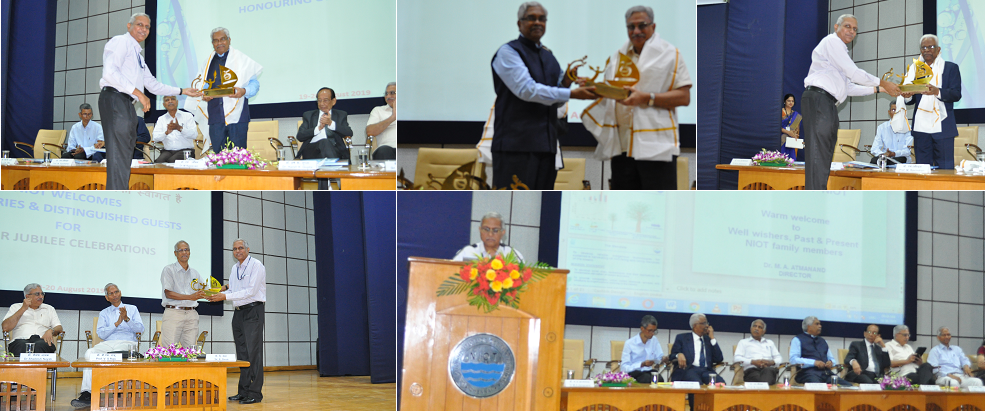 MoES NIOT honouring of dignitaries as part of Silver Jubilee Celebration.